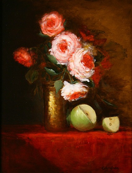 Carla Anglada, ALEJANDRO'S ROSES, 2007
Oil on Board, 11 x 14 in. (27.9 x 35.6 cm)
Signature: In Paint, "Anglada," Front, Bottom, Left Corner / Framed
ANG050
$1,100
Gallery staff will contact you 72 hours after purchase regarding any additional shipping costs.