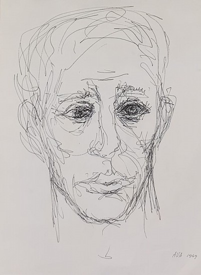Alexandra Alaupovic, WORRIED MAN, 1969
Ink on Paper, 11 1/2 x 17 in. (29.2 x 43.2 cm)
Signature: In Ink, "AVA 1969," in Front, Bottom, Right Corner / 25" x 19" Framed (Light Brown, Wooden)
ALA003
$650
Gallery staff will contact you 72 hours after purchase regarding any additional shipping costs.