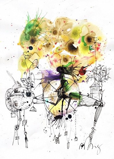 Denise Duong, SOONISH, BUT FOR NOW LET IT GO, 2020
Ink on Paper, 30 x 22 in. (76.2 x 55.9 cm)
DU1O71