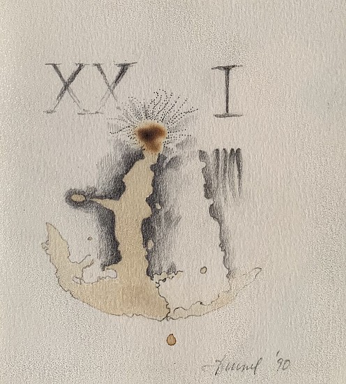 Brunel Faris, XXI, 1990
Pencil and Ink Burn, 5 x 4 in. (12.7 x 10.2 cm)
FAR936
$80
Gallery staff will contact you 72 hours after purchase regarding any additional shipping costs.