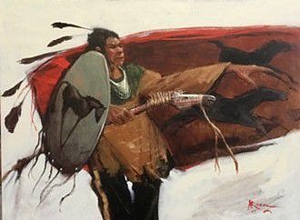 Mike Larsen, THE CHICKASAW HERITAGE
Acrylic on Canvas, 30 x 40 in. (76.2 x 101.6 cm)
LAR086
$10,500
Gallery staff will contact you 72 hours after purchase regarding any additional shipping costs.