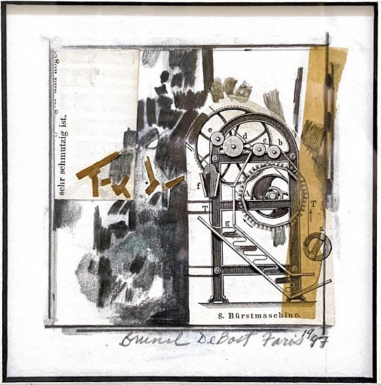 Brunel Faris, SCHMUTZIG/CLEANING, 1997
Collage, 13 x 13 in. (33 x 33 cm)
FAR924
$490
Gallery staff will contact you 72 hours after purchase regarding any additional shipping costs.