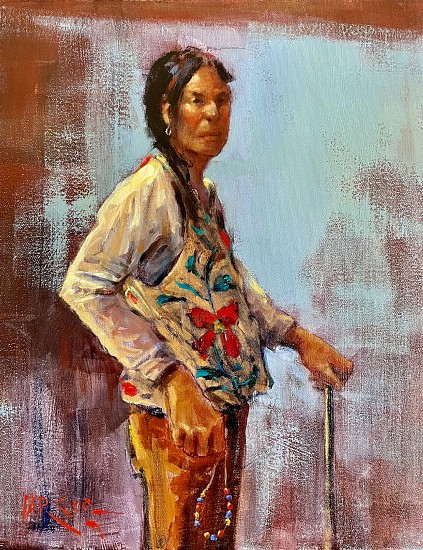 Mike Larsen, Elder
Acrylic on Canvas, 20 x 16 in. (50.8 x 40.6 cm)
0079
Sold