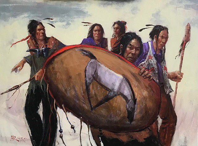 Mike Larsen, The Wild Ones
Acrylic on Canvas, 30 x 40 in. (76.2 x 101.6 cm)
0082
$10,500
Gallery staff will contact you 72 hours after purchase regarding any additional shipping costs.